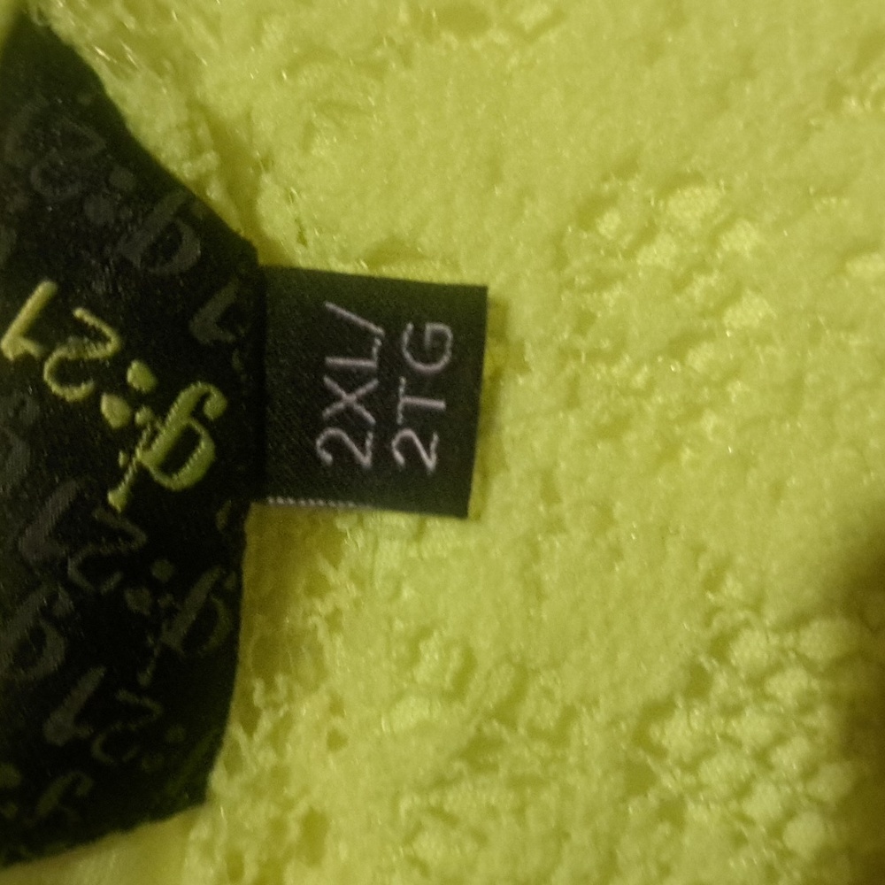 💛Chic Neon Lace Peplum Tank Top Perfect for the beach - Picture 3 of 4